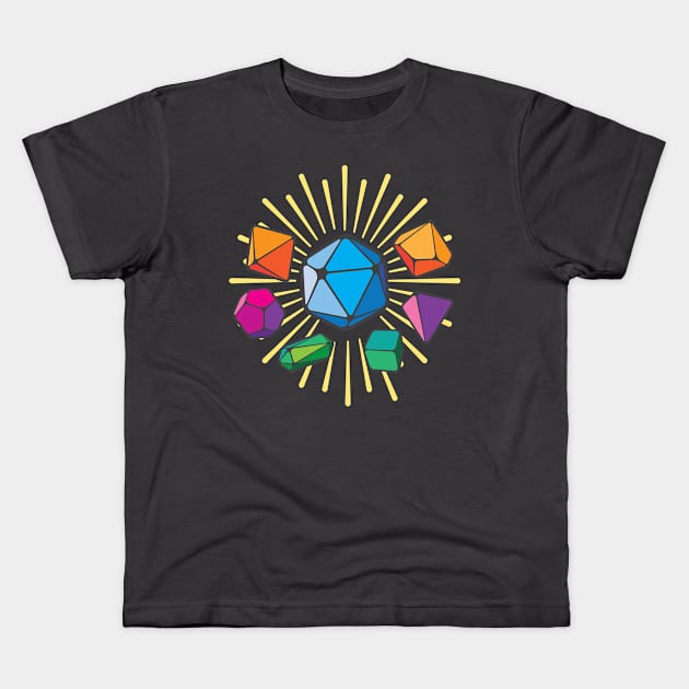 For the love of dice Kids T-Shirt by RollForTheWin